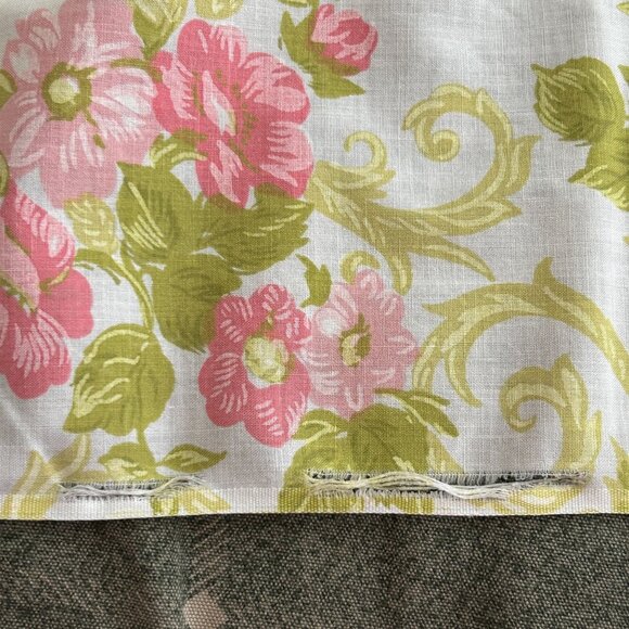 Vintage Tastemaker Mohawk Muslin Floral Sheet Cutter Sewing Fabric Quilt Craft - Picture 8 of 16
